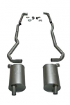 Click Here For Full Product Info E19994 EXHAUST SYSTEM-ALUMINIZED-2.5 INCH-BIG BLOCK-454-AUTOMATIC-73