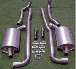 Click Here For Full Product Info E20011 EXHAUST SYSTEM-ALUMINIZED-2.5 INCH-BIG BLOCK-396/427-MANUAL-65-67