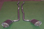Click Here For Full Product Info E20020 EXHAUST SYSTEM-ALUMINIZED-2.5 INCH-BIG BLOCK-MANUAL-396/427-WELDED MUFFLER-65-67