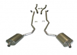 Click Here For Full Product Info E20024 EXHAUST SYSTEM-ALUMINIZED-2.5 INCH-BIG BLOCK-427-AUTOMATIC-WELDED MUFFLER-68