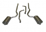 Click Here For Full Product Info E20040 EXHAUST SYSTEM-ALUMINIZED-2 TO 2.5 INCH-SMALL BLOCK-MANUAL-WELDED MUFFLER-73