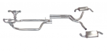 Click Here For Full Product Info E20350 EXHAUST SYSTEM-DUAL-HEADERS AND STOCK MUFFLERS-80-81