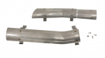 Click Here For Full Product Info E20422 DISCONTINUED SEE E6562-HEAT SHIELD-EXHAUST PIPE-2.5 INCH-STAINLESS STEEL-PAIR-66-67