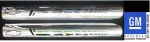 Click Here For Full Product Info E20802 SHIELD-SIDE EXHAUST-POLISHED STAINLESS STEEL-WITH BOWTIE ONE-PAIR-63-82