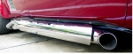 Click Here For Full Product Info E20805 SHIELD-SIDE EXHAUST-POLISHED STAINLESS STEEL-WITH TOP FLAME ONE- PAIR-63-82