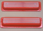 Click Here For Full Product Info E20912 COVER-VALVE-WITH FINS-ORANGE POWDER COATED-SAND CAST-PAIR-87-91