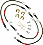 Click Here For Full Product Info E22179 HOSE SET-BRAKE-BRAIDED STAINLESS STEEL-IN COLOR-4 PIECES-USA-05-13