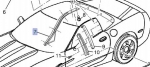 Click Here For Full Product Info E22482 MOLDING-FIXED ROOF COUPE AND ZO6-RIGHT-99-04