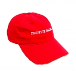 Click Here For Full Product Info E23047 HAT-CORVETTE PACIFICA-RED-RED-WHITE-UNISEX-ADJUSTABLE BUCKLE