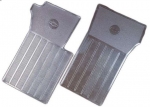 Click Here For Full Product Info E2595 MAT SET-FLOOR-CLEAR RUBBER-WITH BOWTIE LOGO-PAIR-63-67