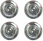 Click Here For Full Product Info E3336SB CAP SET-RALLY WHEEL CENTER DISC BRAKE-STAINLESS STEEL-4 PIECES-67