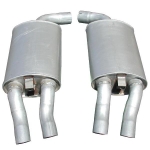 Click Here For Full Product Info E3661 MUFFLER-ALUMINIZED-FACTORY STYLE-OVAL-PAIR-85-90