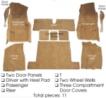 Click Here For Full Product Info E5947 CARPET SET-COMPLETE-CUT PILE-WITH PAD-77