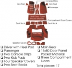 Click Here For Full Product Info E5953 CARPET SET-COMPLETE-CUT PILE-WITH PAD-WITH 3 DOOR REAR COMPARTMENT-78-79E