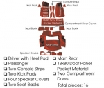 Click Here For Full Product Info E5955 CARPET SET-COMPLETE-CUT PILE-WITH PAD-80
