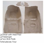 Click Here For Full Product Info E5976 CARPET SET-FRONT-80-20 LOOP-RAYON/NYLON-NO PAD-67