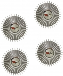 Click Here For Full Product Info E6661S CAP SET-WHEEL-COLLECTOR EDITION-WITH CENTER EMBLEM-4 PIECES-82