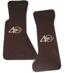 Click Here For Full Product Info E6780 MAT SET-FLOOR-CUT PILE-WITH EMBROIDERED 40TH ANNIVERSARY LOGO-COLORS-PAIR-93