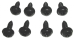 Click Here For Full Product Info E8185 SCREW SET-LOWER ROCKER MOLDING-BLACK-8 PIECES-66-67