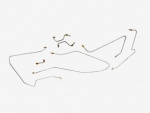 Click Here For Full Product Info E8592 BRAKE LINE SET-STEEL TUBING-STANDARD DRUM BRAKES-1/4 INCH FRONT CROSSOVER-55