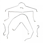Click Here For Full Product Info E8676 BRAKE LINE SET-STEEL TUBING-STANDARD BRAKES-1/4 INCH-65