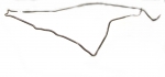 Click Here For Full Product Info E8776 LINE-BRAKE-STAINLESS STEEL-FRONT CROSSOVER-WITH ARMOR-74-82
