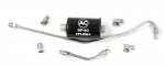 Click Here For Full Product Info E9070 LINE SETS-FUEL-PUMP TO CARB-STL TUBING-340 HP-2 CHROME LINES-4 FTGS-FILTER-63