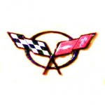 Click Here For Full Product Info E9161 EMBLEM-FRONT-CROSS FLAG-97-04