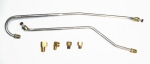 Click Here For Full Product Info E9186 LINE SETS-FUEL-PUMP TO CARBURETOR-S.S-FUEL INJECTION-2 LINES-4 FITTINGS-57-58