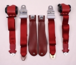 Click Here For Full Product Info E9701 SEAT BELT ASSEMBLY-OE STYLE-VERTICAL MOUNT LAP AND SHOULDER-GM BUCKLE-COLORS-PR-68L-E69