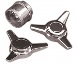 Click Here For Full Product Info EC211S SPINNER KIT-WITH STRAIGHT EAR SPINNERS-WITH FACTORY ALUMINUM WHEELS-84-87