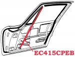 Click Here For Full Product Info EC415CPEB CHANNEL-DOOR-FRONT WINDOW-CURVED-COUPE-PAIR-63-67