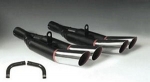 Click Here For Full Product Info EC642 DISCONTINUED MUFFLER-EXHAUST-KDB TARGA STYLE-CHROME TIP-2.5 INCH-84-90