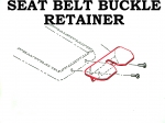Click Here For Full Product Info EC777 RETAINER-SEAT BELT BUCKLE-NO HOLES-IMPORT-64-66E