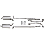 Click Here For Full Product Info E3562OR EXHAUST SYSTEM-BIG BLOCK-4 SPEED-2 1-2 INCH-WITH OFF ROAD 3 CHAMBER MUFFLERS-N11 OPTION-65-67