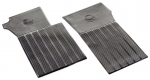 Click Here For Full Product Info E1773 MAT SET-FLOOR-BLACK RUBBER-BOWTIE LOGO-RIBBED BACKING-PAIR-63-67