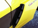 Click Here For Full Product Info E21589 Vent Grille-Front Side Fender-Perforated-Stainless Steel-Z06-Pair-06-13