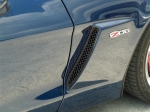 Click Here For Full Product Info E21628 Vent Grille-Front Side Fender-Laser Mesh-Black Stealth-Z06-Pair-06-13