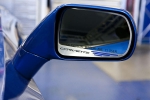 Click Here For Full Product Info E21814 Trim Rings-Mirror-Side View-Standard-W/ Carbon Fiber Corvette Script-7 colors-Pair-14-17