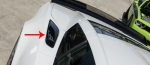 Click Here For Full Product Info E21860 Vent Grille Overlay-Rear Quarter Vents-Polished or Brushed-Stainless Steel-Z06-Pair-15-17