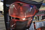 Click Here For Full Product Info E21870 Hood Trim-W/ Center Brace and LED Illumination-5 colors-Stainless Steel-14-17-NO LONGER AVAILABLE