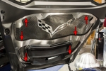 Click Here For Full Product Info E21919 Hood Trim-W/ Center Brace-Stainless Steel-Z06-15-17
