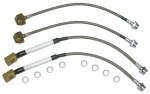 Click Here For Full Product Info E2934 HOSE SET-BRAKE-BRAIDED STAINLESS STEEL-4 PIECES-USA-84-87