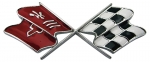 Click Here For Full Product Info E3159 EMBLEM-FUEL DOOR-CROSS FLAG-69-73