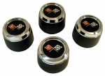 Click Here For Full Product Info E3337 CAP SET-CENTER-FACTORY ALUMINUM WHEEL-WITH EMBLEM-REPLACEMENT-PLASTIC-USA-4 PIECES-76-79