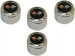 Click Here For Full Product Info E3338 CAP SET-CENTER-ALUMINUM WHEEL-WITH EMBLEM-REPLACEMENT-PLASTIC-PACE CAR-4 PIECES-78