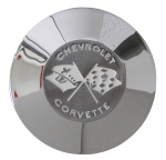 Click Here For Full Product Info E3454 BUTTON-HORN-WHITE LETTERING AND CROSS FLAGS-1958