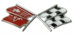 Click Here For Full Product Info E6292 EMBLEM-CONSOLE-CROSS FLAGS-USA-68
