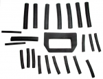 Click Here For Full Product Info E7666 GASKET SET-DASH LENS-23 PIECES-63-67