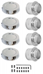 Click Here For Full Product Info EC277S WHEEL KIT-ALUMINUM WHEEL-4 ADAPTORS-4 WHEEL CAPS-INSTALLATION KIT-84-87